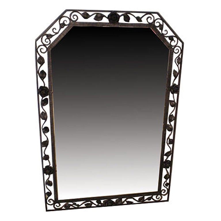 French Art Deco Mirror For Sale
