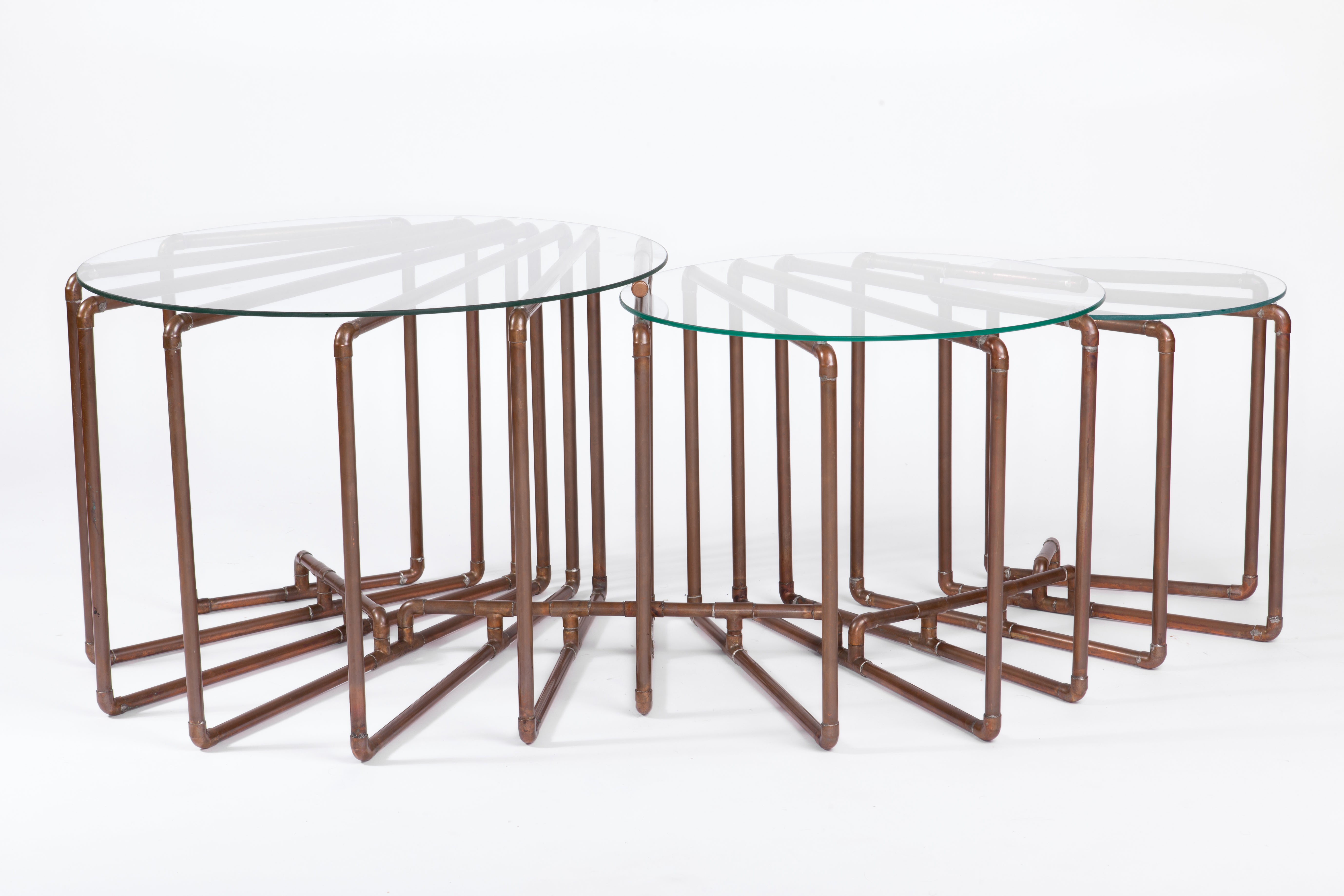 "Tri-Table" in Copper by TJ Volonis