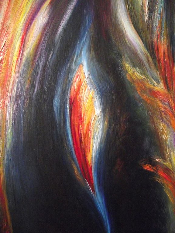 American Phenomenal Surrealist Painting by Hugo Gnam