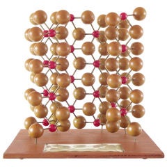 Vintage Notable Molecular Model by O.P. Bricker, Harvard University 1961