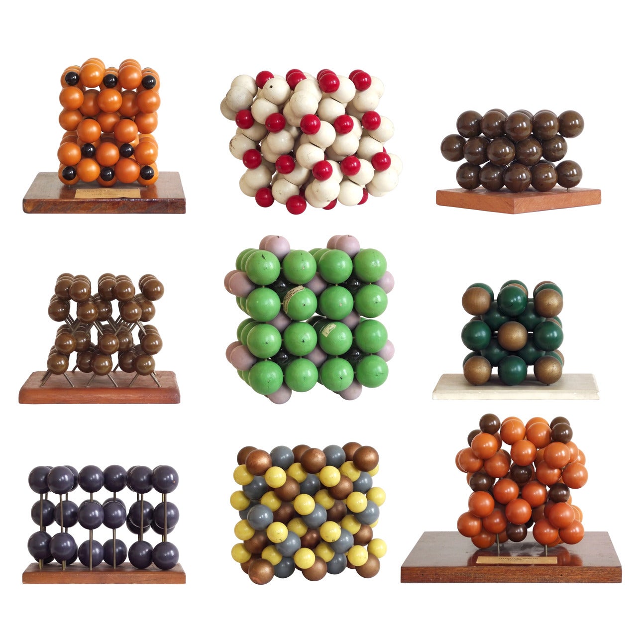 Collection of 23 Molecular Models from Harvard University