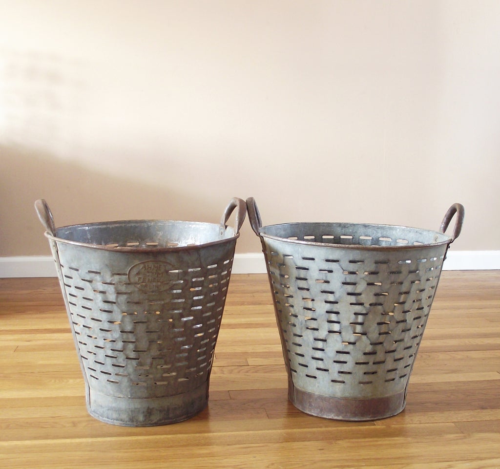 Antique Turkish Olive Picking Buckets at 1stDibs