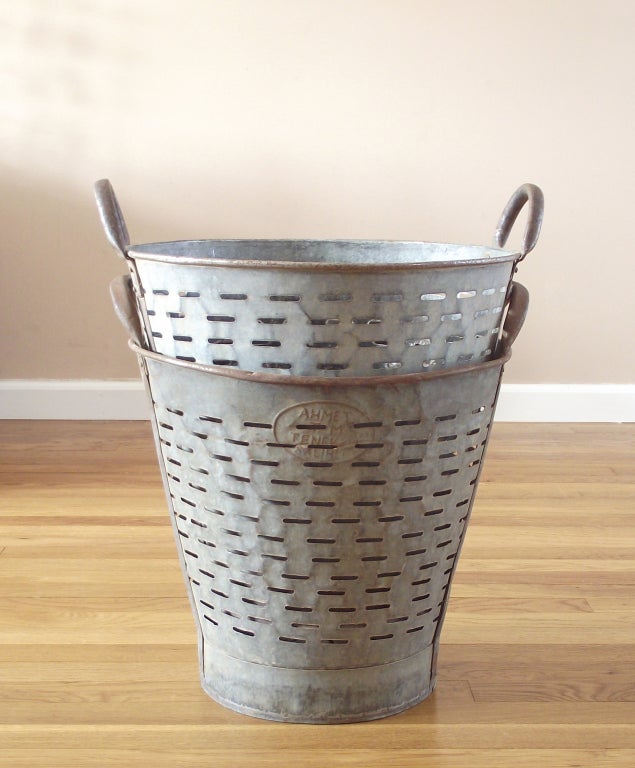 Antique Turkish Olive Picking Buckets at 1stDibs