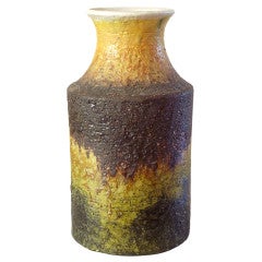 Volcanic Glaze Vase by Marcello Fantoni