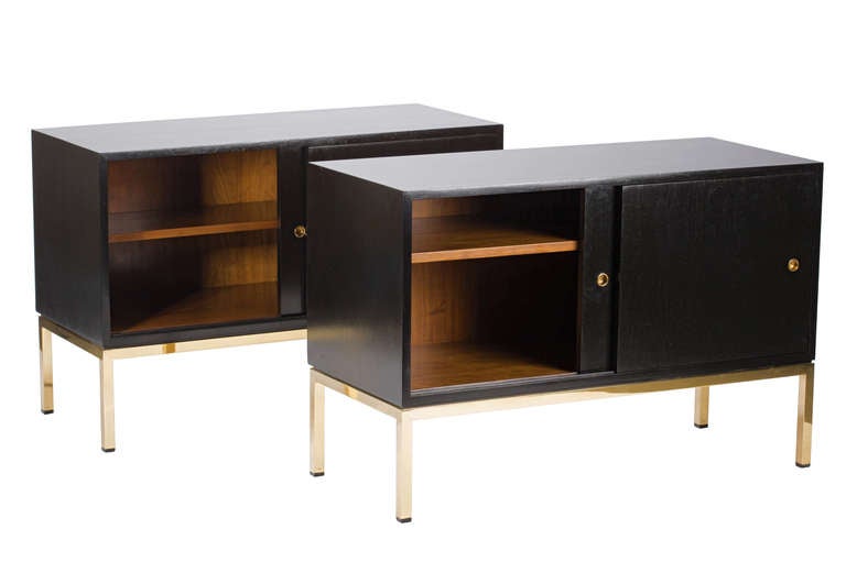 An Important Pair of Cabinets by Edward Wormley In Excellent Condition In Brooklyn, NY
