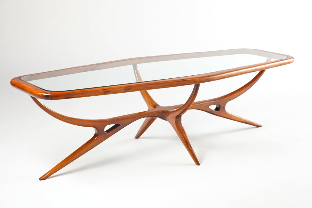 Mid-20th Century Sublime 1950s Brazilian Rosewood Cocktail Table
