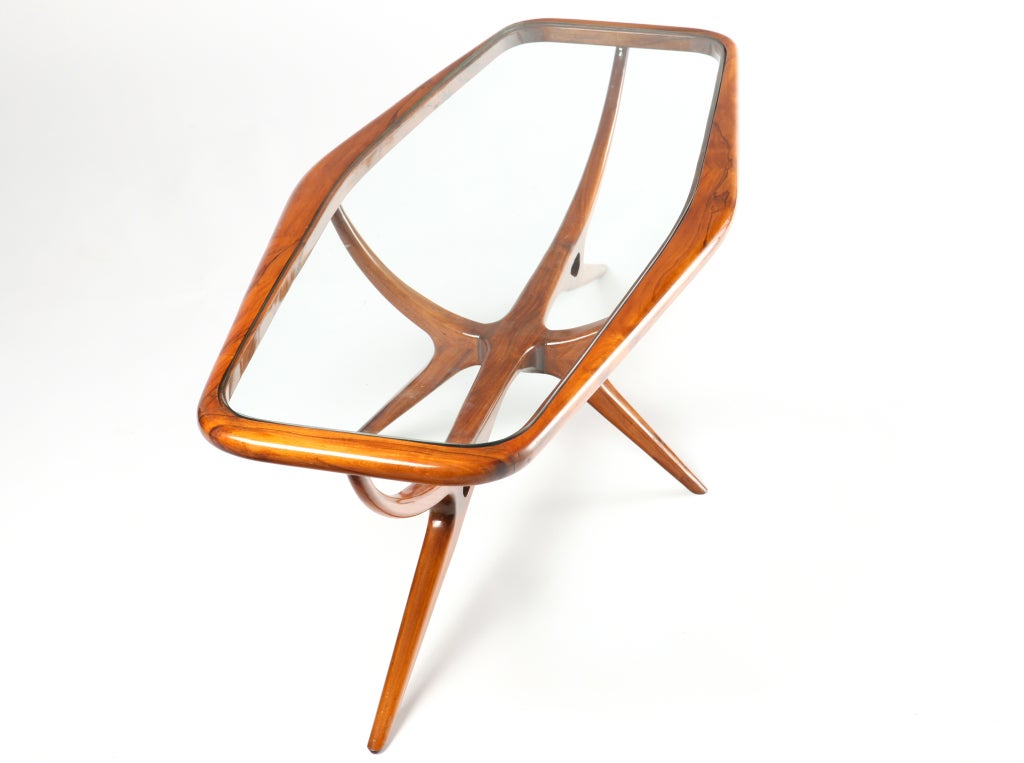 Sublime 1950s Brazilian Rosewood Cocktail Table 2