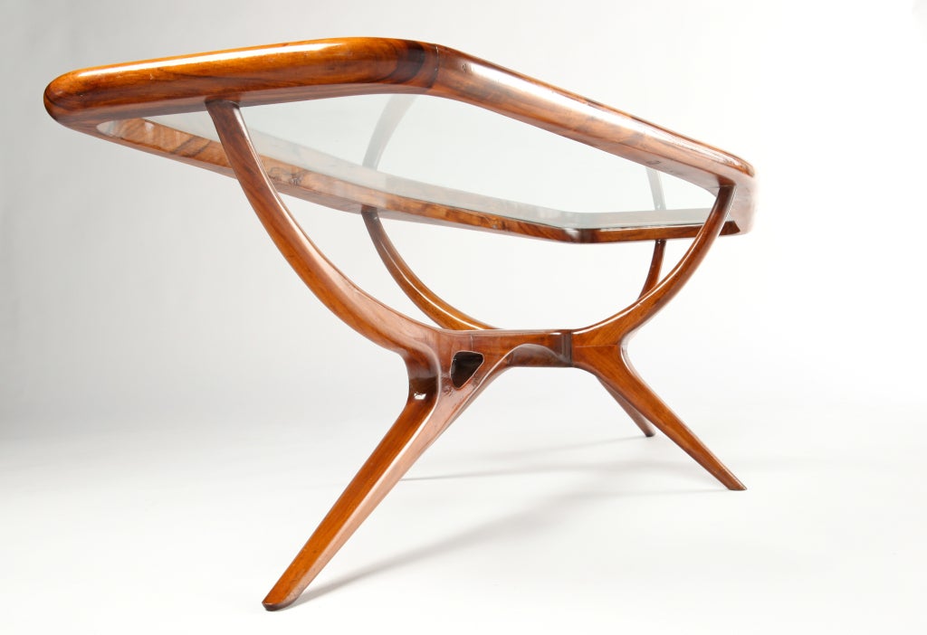 Sublime 1950s Brazilian Rosewood Cocktail Table 3