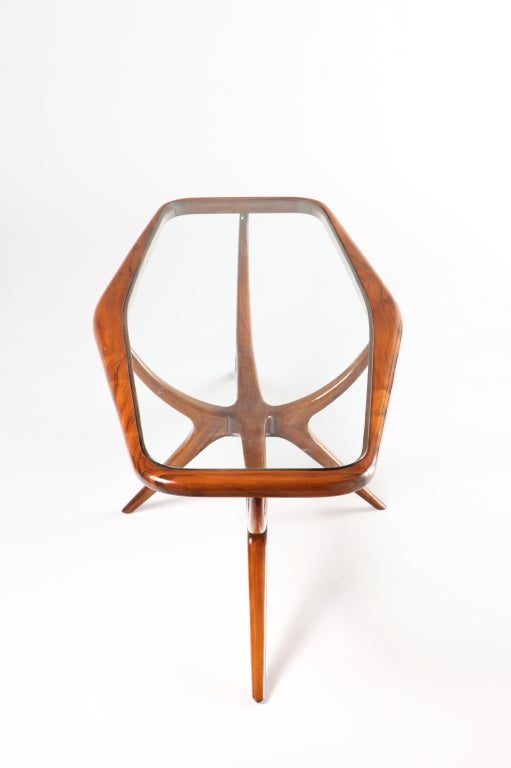Sublime 1950s Brazilian Rosewood Cocktail Table 4