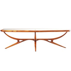 Sublime 1950s Brazilian Rosewood Cocktail Table