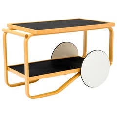 Alvar Aalto Tea Trolley / Rolling Bar Cart