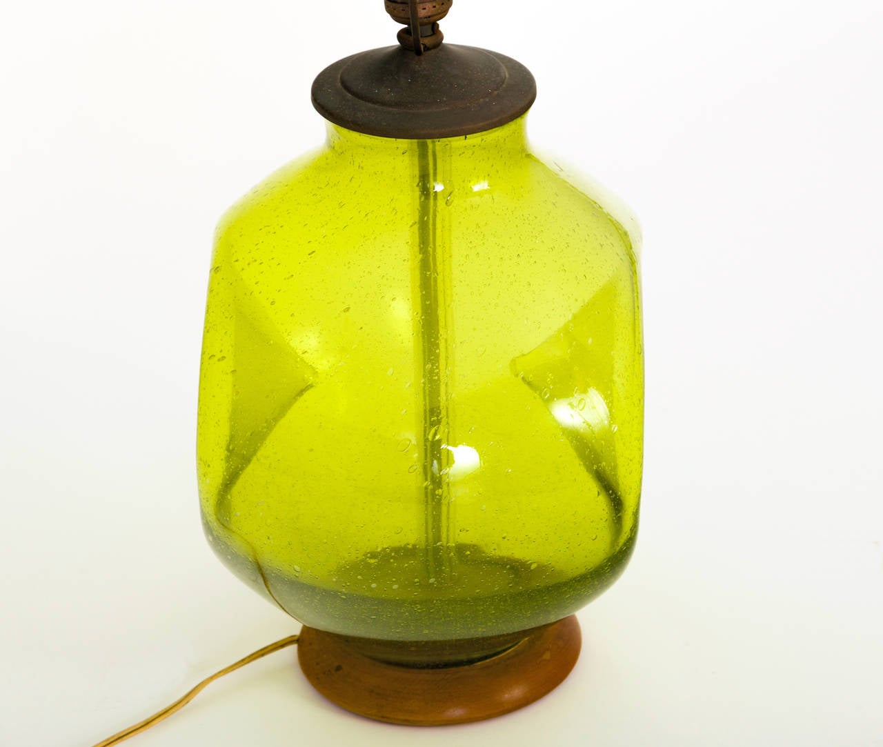 blenko glass lamps