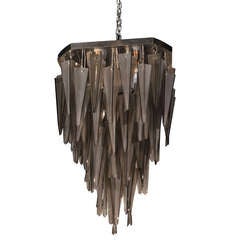 Spectacular "Shards" Murano Glass Chandelier by Mazzega