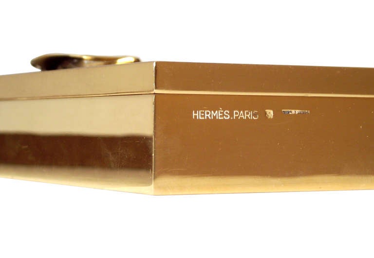 1960s Faux Tortoise Decorative Box by Hermes In Good Condition In Brooklyn, NY