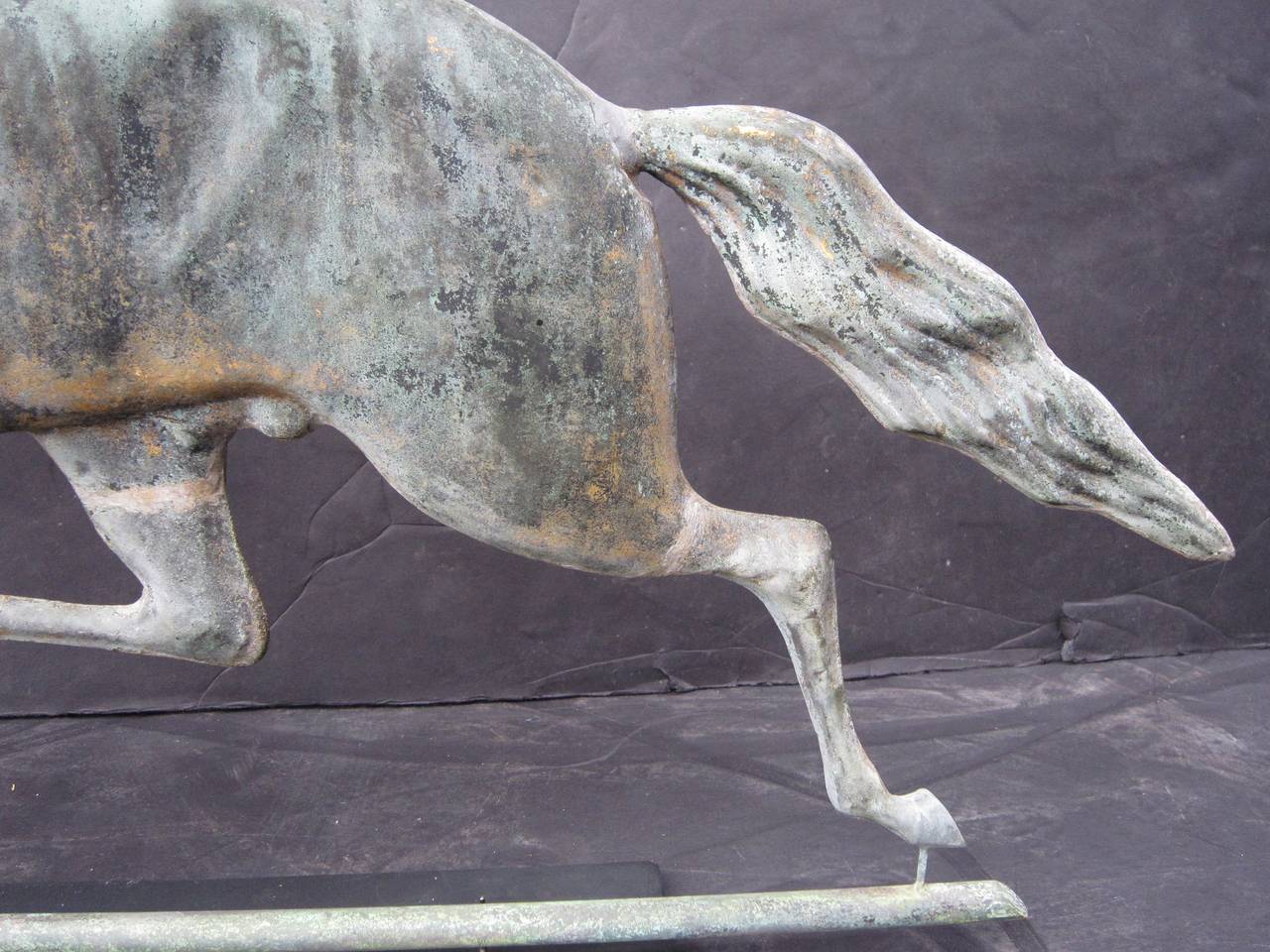 American Galloping Horse Weathervane on Stand 5