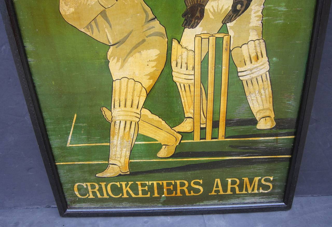 cricket pub sign