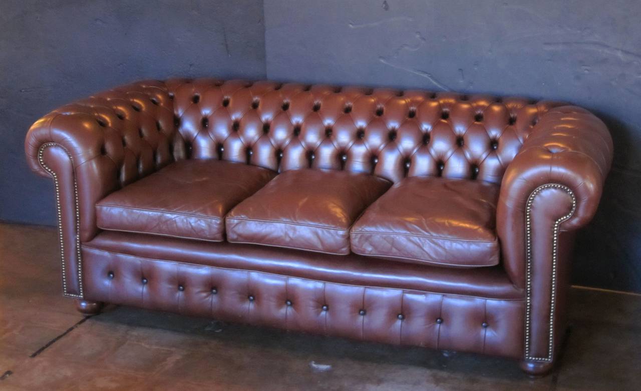leather chesterfield sofa