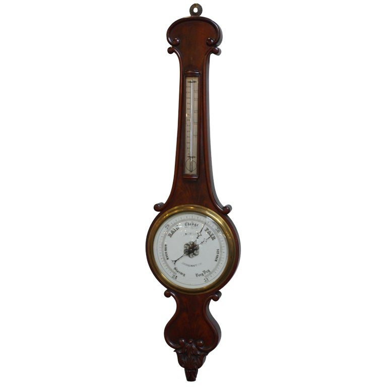 English Barometer by John Orchard, Kensington at 1stdibs