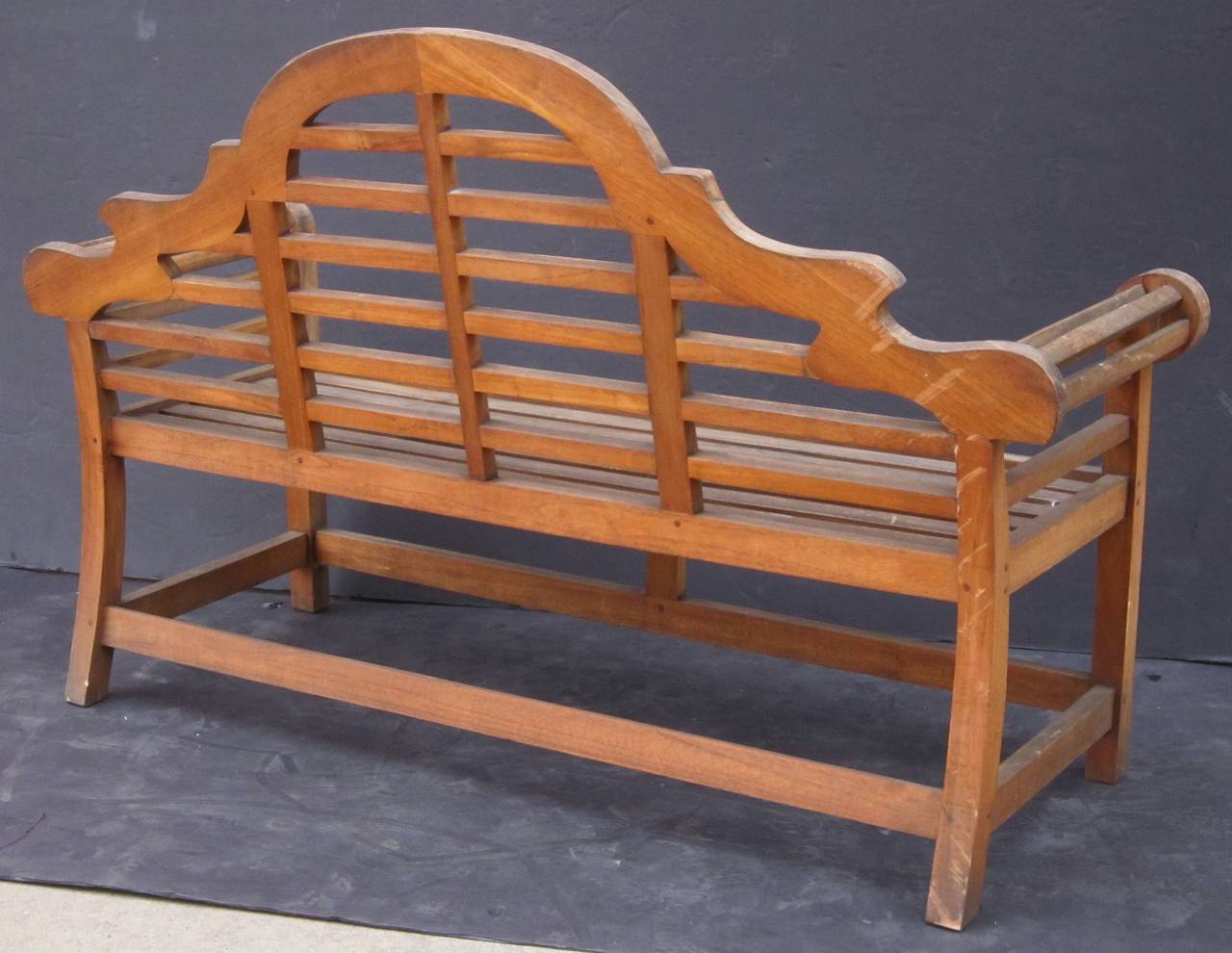 Lutyens Style Garden Bench Seat of Teak 4