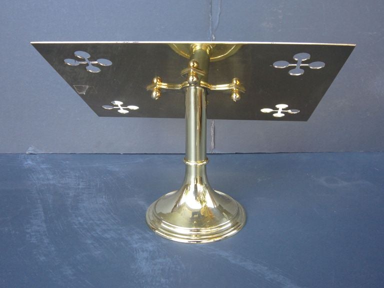 English Missal or Book Stand of Brass 1