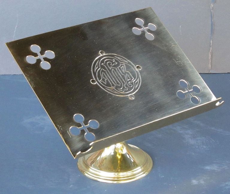 English Missal or Book Stand of Brass 3