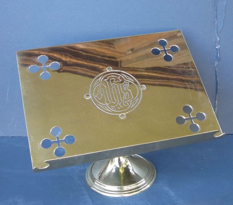 English Missal or Book Stand of Brass 4
