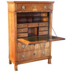 French Secretary Chest of Cherry Wood 8