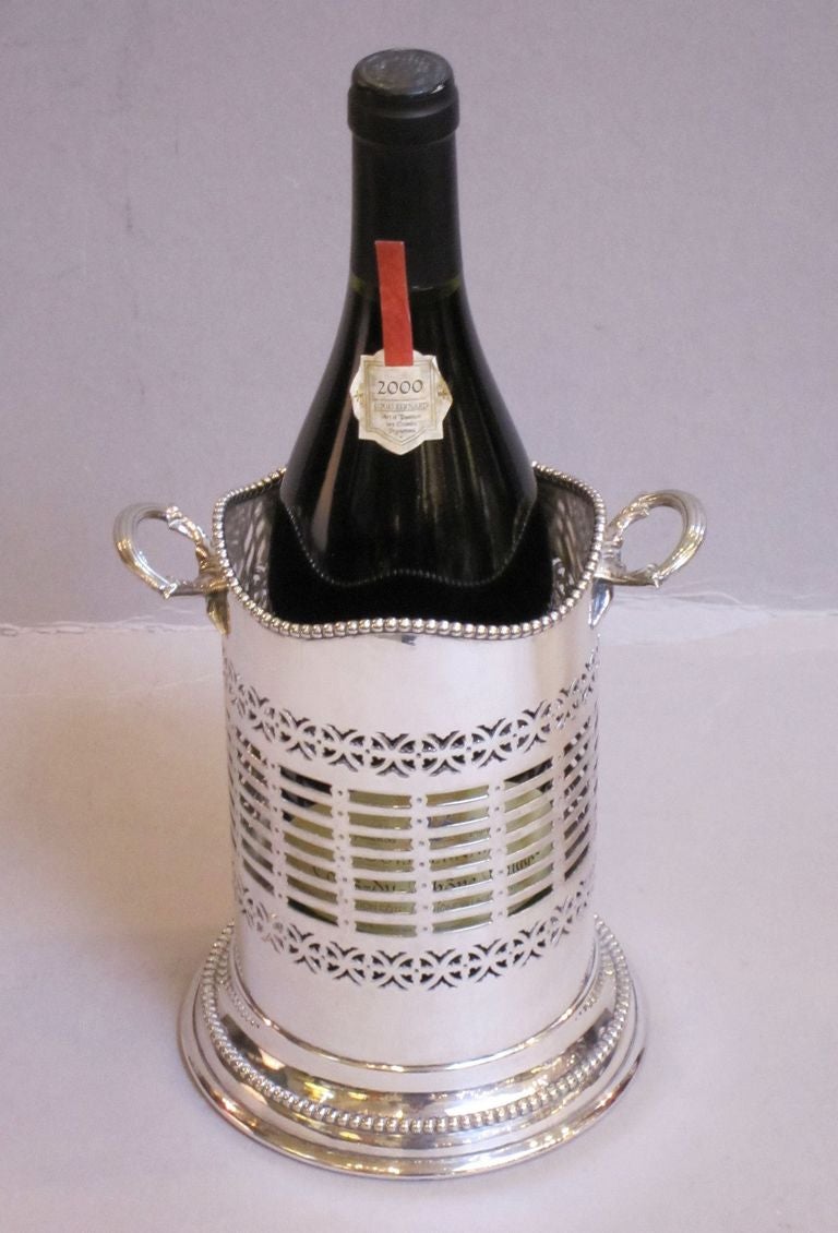 20th Century English Wine Bottle Holder