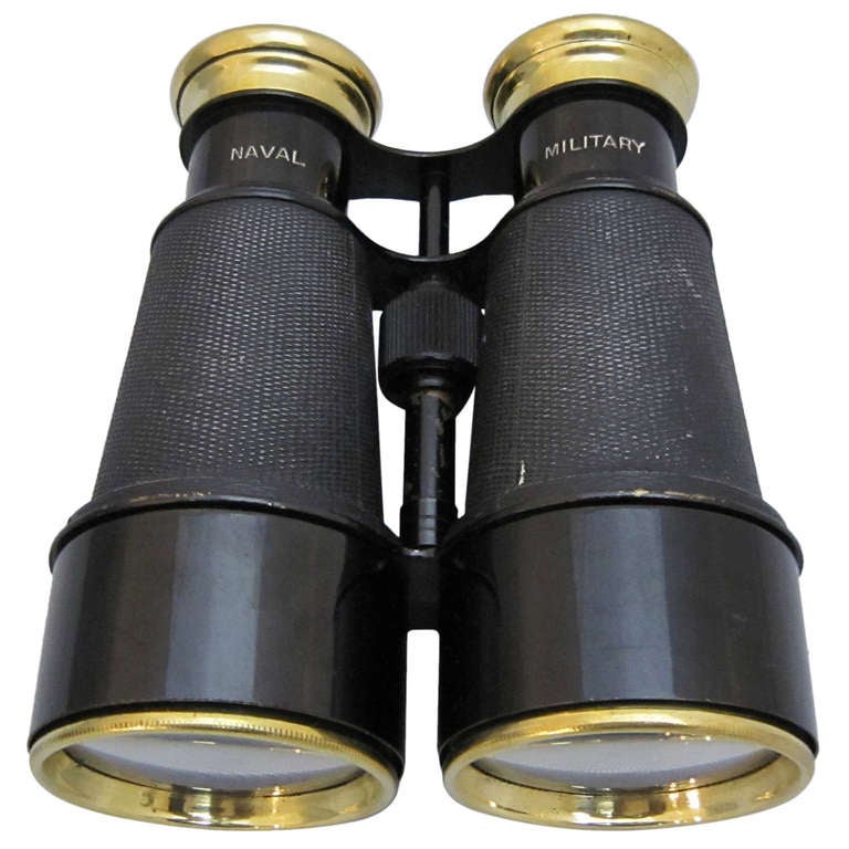 French Naval Military Field Glasses at 1stdibs