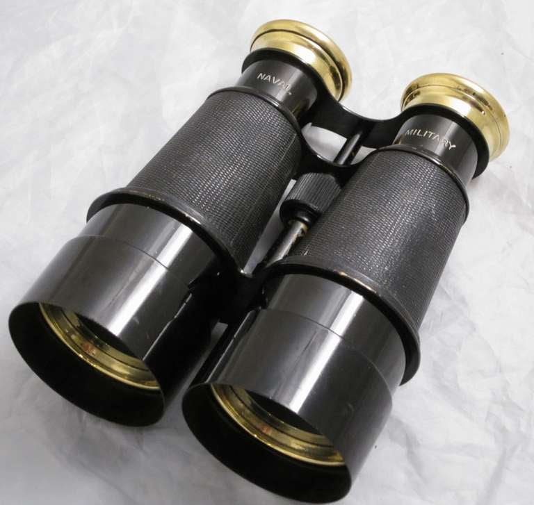 French Naval Military Field Glasses at 1stDibs
