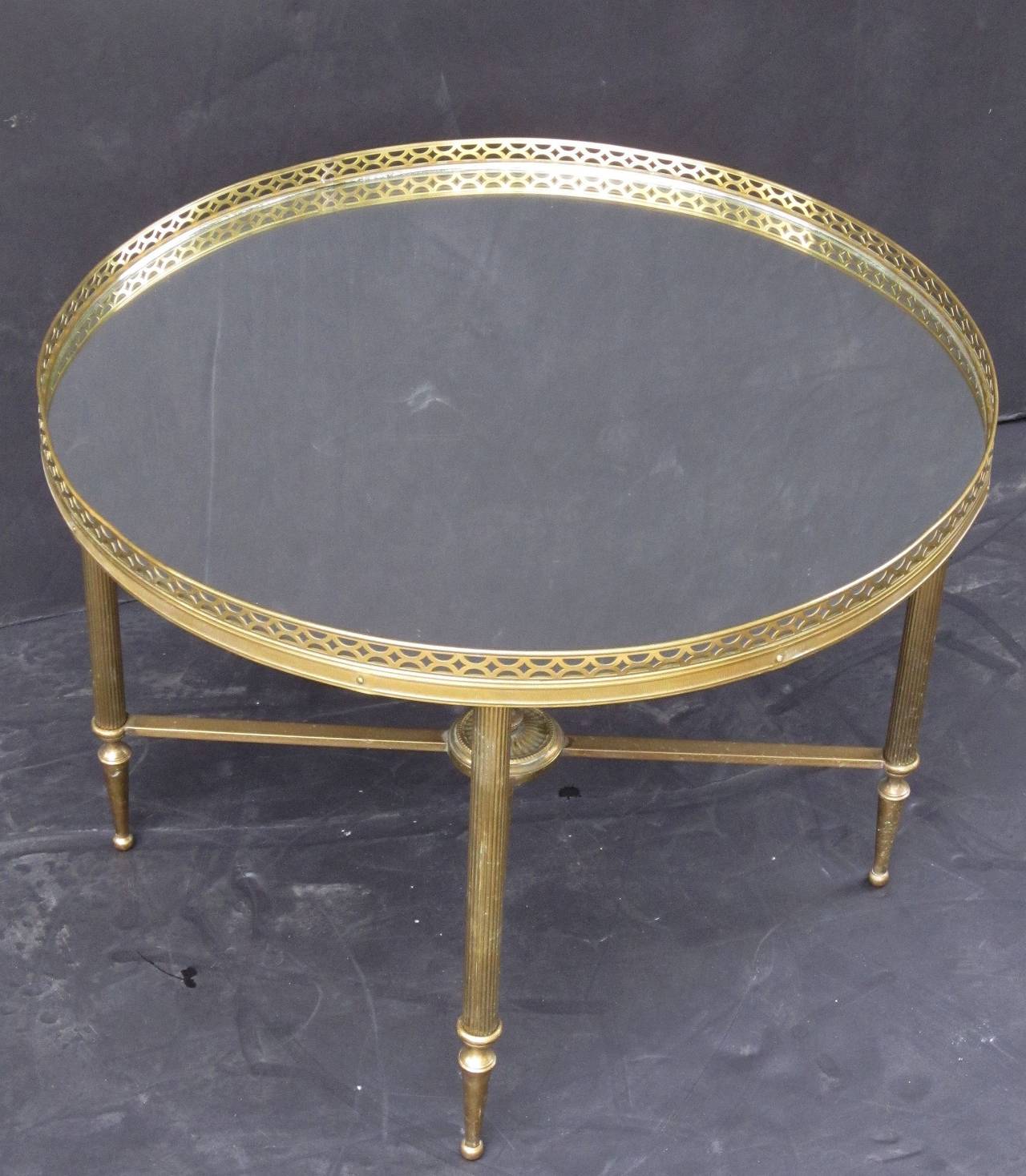 20th Century French Mirrored Low Table