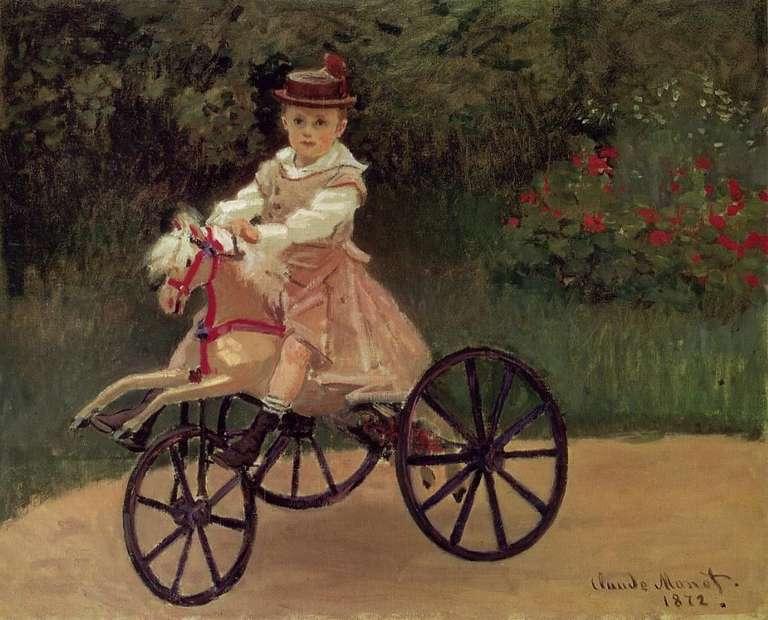 French Velocipede or Child's Horse Tricycle 4