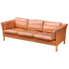 Danish Three-Seat Sofa