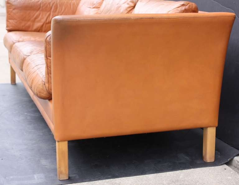 20th Century Danish Three-Seat Sofa