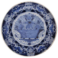 Early Delft Blue and White Charger