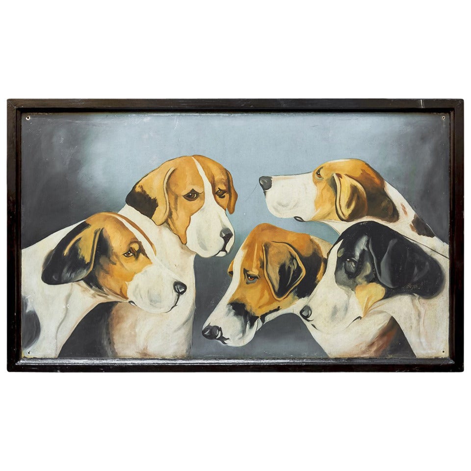 English Pub Sign - Hounds