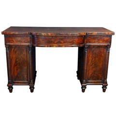 English Pedestal Sideboard of Mahogany 11
