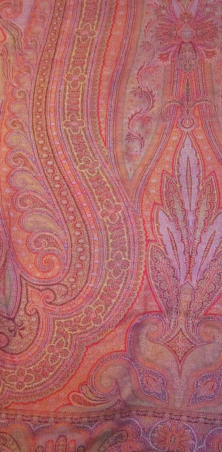 Paisley Throw from Scotland In Excellent Condition In Austin, TX