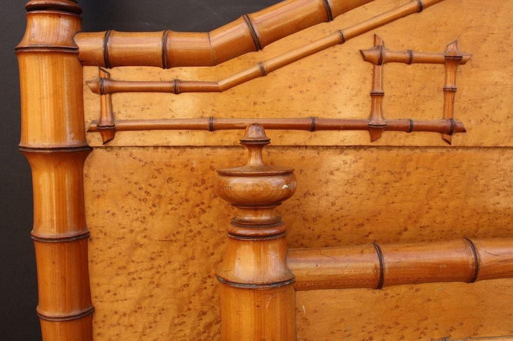 curly maple bed