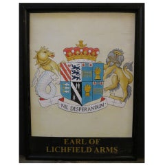 English Pub Sign, Earl of Lichfield Arms 5