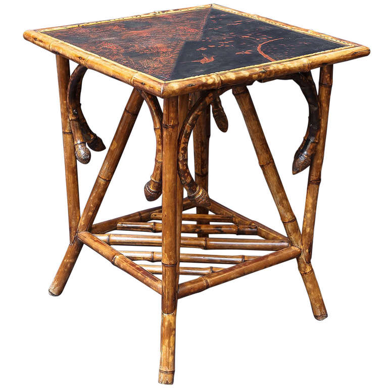 English Bamboo Occasional Table