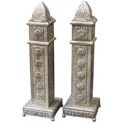 Tall Pierced Column Lanterns