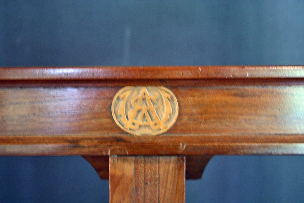 English Artist's or Display Easel of Carved Mahogany 2