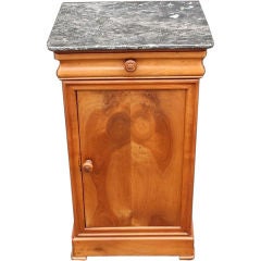 Louis Philippe Night Stand with Marble Top