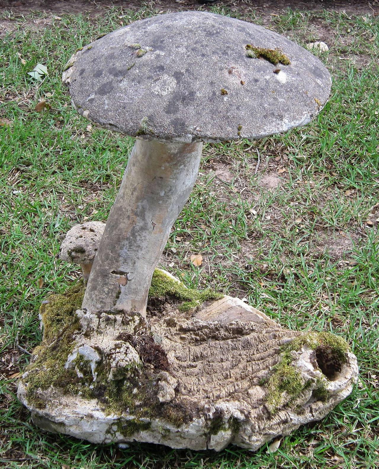 stone mushrooms for garden