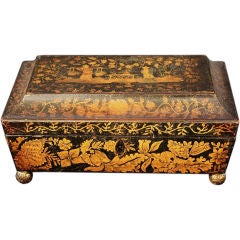 Regency-Era Penwork Box from England