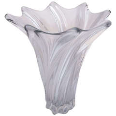 Vannes of Nancy Art Glass Vase