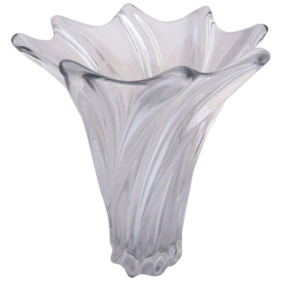 Art Glass Vase by Vannes of Nancy, France