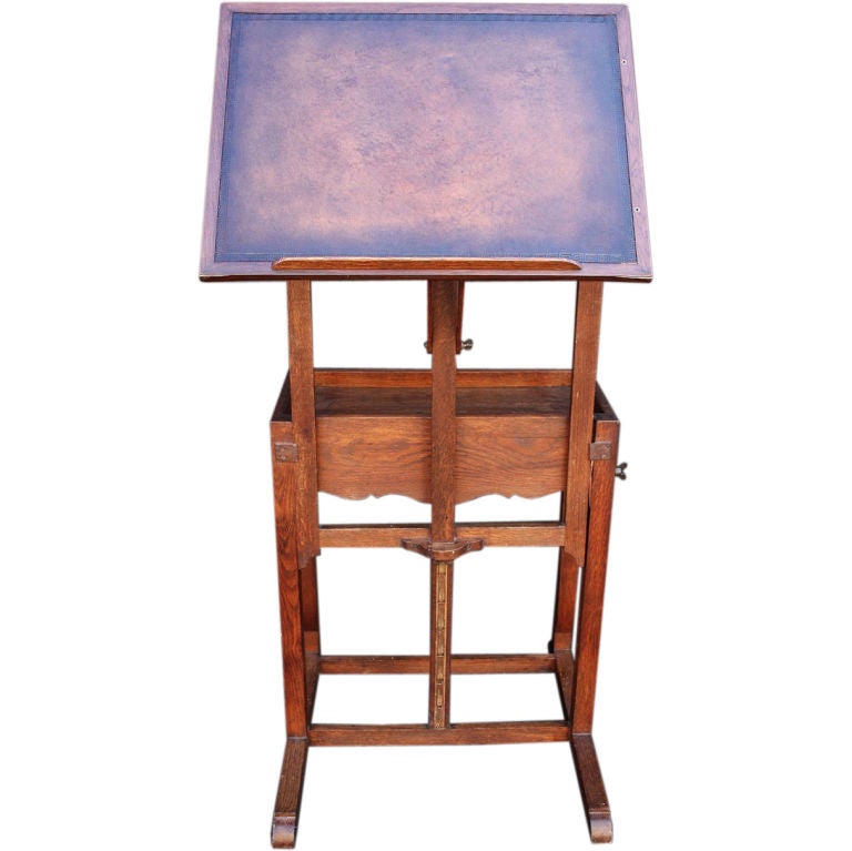 An Adjustable Easel and Drawing Table by Lechertier Barbe