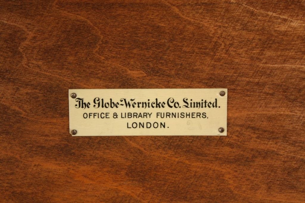 Globe-Wernicke Stacking Lawyer's Bookcase of Oak 2